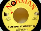 BARRY EBLING & INVADERS- I Can Make It (Norman) - '67 garage rock 7