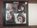 Beatles red label GF LP Let it Be with poster