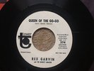 REX GARVIN - QUEEN OF THE GO-GO / THE OTHER MAN - ORIGINAL TOWER PROMO COPY