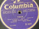 78rpm DAME CLARA BUTT trees / the knight of bethlehem
