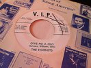 THE HORNETS - GIVE ME A KISS - US V.I.P. PROMO  45 ( RARE MOTOWN ITEM )