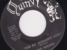 DEEP SOUL 45 RPM - TONY BORDERS on QUINVY  RECORDS