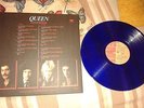 QUEEN LP GREATEST HITS CHILE BLUE VINYL NOT OFFICIAL PRESS.SERIOUS BIDDERS ONLY.