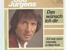 Udo Jürgens Single Ich war noch niemals in New York - B Seite wird Welthit  RAR
