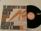 University of TEXAS Longhorn Band March 33 RPM Time Vincent R. DiNino Near Mint