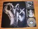 CHRIS MOYEN BOOK INCANTATION ARCHGOAT LP + BLASPHEMY TAPESTRY impiety sarcofago