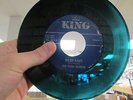 TODD RHODES ORCH. - Red Boy Is Back | RARE doo wop r&b CLEAR BLUE VINYL King 45