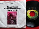 RINGO STARR I DON’T COME EASY/EARLY 1970 1971 BEATLES RARE GERMAN 7“PS N/MINT