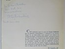 ODETTE GARTENLAUB Debussy piano recital RARE Autograph Proto cover french NM LP*