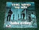 THE WHO - MY WIFE / BABA O’RILEY POLYDOR 2121 069 FRANCE PICTURE SLEEVE