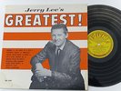 JERRY LEE LEWIS - Jerry Lee's GREATEST LP-1265 ORIGINAL SUN LP 1961