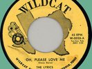 LYRICS Oh Please Love Me / The Girl I Love 45rpm Wildcat 1959 clean copy