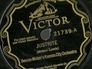 Bennie Moten Kansas City Orch, Justrite, Trouble In Mind Victor 21739 78 rpm