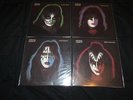 KISS LP solo SET OF ALL ORIGINAL PRESSINGS COMPLETE with posters TOP COPIES