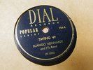 DJANGO REINHARDT Dial 754 JAZZ 78 rpm MINT