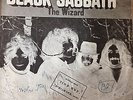 BLACK SABBATH PARANOID/THE WIZARD VERTIGO ISRAEL PS 7
