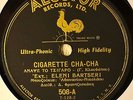 Eleni Bartseri Cigarette Cha-Cha 78 Rare Greek Alector 508 Gypsy Belly Dance