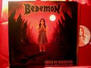 BEDEMON-Child of Darkness Red Vinyl LP Autographed/Hand-numbered Pentagram doom