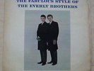 EVERLY BROTHERS THE FABULOUS STYLE OF LP 1960 MONO NICE RECORD WHICH HAS LIGHT S