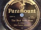 Blind Lemon Jefferson: Paramount 12407 That Black Snake Moan/Stocking Feet Blues