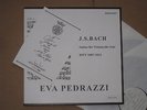 EVA PEDRAZZI BACH 6 CELLO SUITES MIRECOURT SIGNED NUMBERED 112/300 LP BOX SWISS