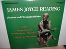 JAMES JOYCE READING ULYSSES & FINNEGANS WAKE     RARE CAEDMON STEREO VINYL LP NM