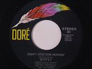 rare Soul 45 GYPSY don't stop for nothin' DORE Hear