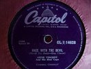 GENE VINCENT-RARE 1956 IRISH PRESSED 78-RACE WITH THE DEVIL