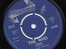 THE WHO substitute*circles 1966 UK REACTION RARE WITHDRAWN 45