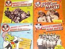 SET of 6 1978 MICKEY MOUSE CLUB PICTURE SLEEVE & 45 RPM EPs - #651 - #656