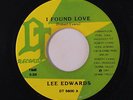 LEE EDWARDS: I Found Love / Equal Love Opportunity 45 rare Soul