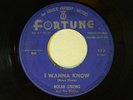 Nolan Strong+The Diablos 45 I WANNA KNOW / IF I OH I   Fortune 532 VG
