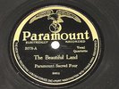 The unclouded day / The beautiful land   The Paramount Sacred Four  PARAMOUNT 