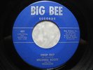 MILDRED SCOTT 45 Drop Out BIG BEE rare New Orleans r&b mod funk popcorn HEAR