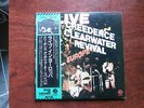 LP ALBUM CREEDENCE CLEARWATER REVIVAL LIVE IN EUROPE JAPAN PROMO 2LP OBI