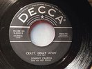JOHNNY CARROLL  CRAZY, CRAZY LOVIN' / HOT ROCK TWIN SPIN ORIGINAL ROCKABILLY 45