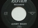Rare Doo Wop R&B LYRICS Every Night /Come Back Baby RHYTHM 126 Original 45 HEAR