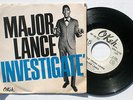 Rare Northern Soul 45: MAJOR LANCE “Investigate” on Okeh (Hear) WLP with PS