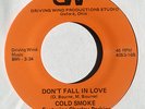 Rare Ohio Soul Funk 45: COLD SMOKE “Don’t Fall In Love” on DWP (Hear) M-