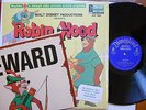 WALT DISNEY ROBIN HOOD ORIGINAL ITALY  LP CON LIBRETTO E POSTER