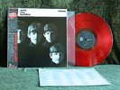 With the Beatles Mono Red Vinyl Japanese Import LP EAS -70131 OBI W/ LYRIC SHEET