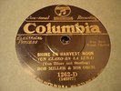 JAZZ BOB MILLER ORCH Shine On Harvest Moon/WILLIAM NAPPI ORCH COLUMBIA 1262