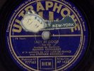 DJANGO REINHARDT QUINTETTE DE FRANCE 78 RPM 10' ULTRAPHONE FRANCE RARE 