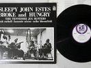 SLEEPY JOHN ESTES BROKE AND HUNGRY DELMARK PA-6207 JPNese Pressing Vinyl LP
