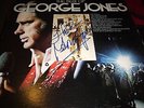 GEORGE JONES SIGNED RECORD TITLED 