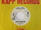 SISSIE HOUSTON: Don't Come Running To Me/One Broken Heart For Sale - Soul Promo