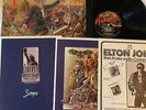 Elton John Captain Fantastic and the Brown Dirt Cowboy LP Record All Inserts EX