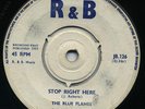 STOP RIGHT HERE / RIK'S TUNE   THE BLUE FLAMES ( Instrumentals ) JB 126 ?