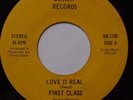FIRST CLASS: Love is Real BEVNIK modern SWEET SOUL 45 scarce BALTIMORE hear