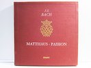 ERATO STEREO - BACH MATTHAUS PASSION Fritz Werner - 4 LP BOX 
